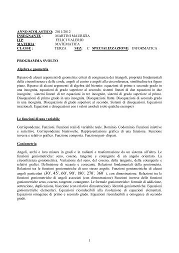 Matematica e laboratorio.pdf - ITIS "Pietro Paleocapa" - Bergamo