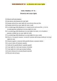 Unità Didattica N° 12 : Dinamica del corpo rigido - Evaristogalois.It
