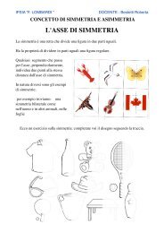 Lezione 2 SIMMETRIA ASIMMETRIA. - IPSIA Lombardi