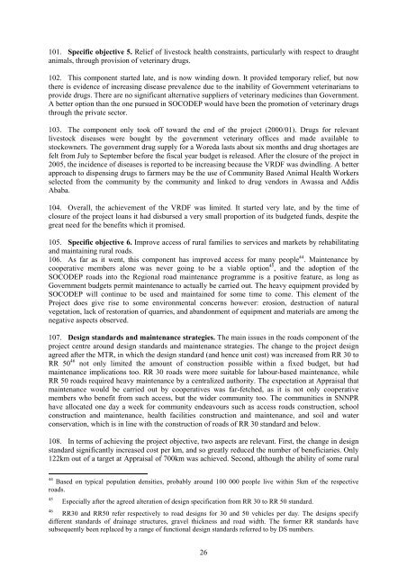 Ethiopia SOCODEP CE - main report - IFAD