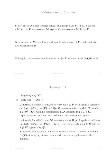 Complessit`a Logica del primo ordine