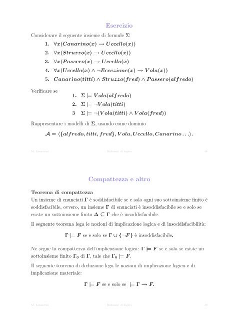 Complessit`a Logica del primo ordine