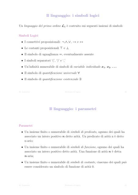 Complessit`a Logica del primo ordine