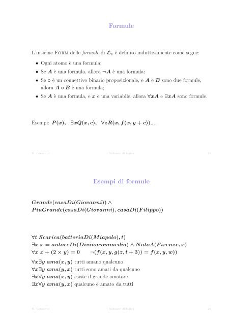 Complessit`a Logica del primo ordine