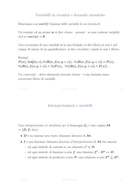 Complessit`a Logica del primo ordine