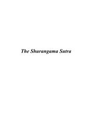 The Shurangama Sutra Volume Eight - San Francisco State University