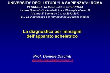osteoporosi - Sapienza - Università di Roma