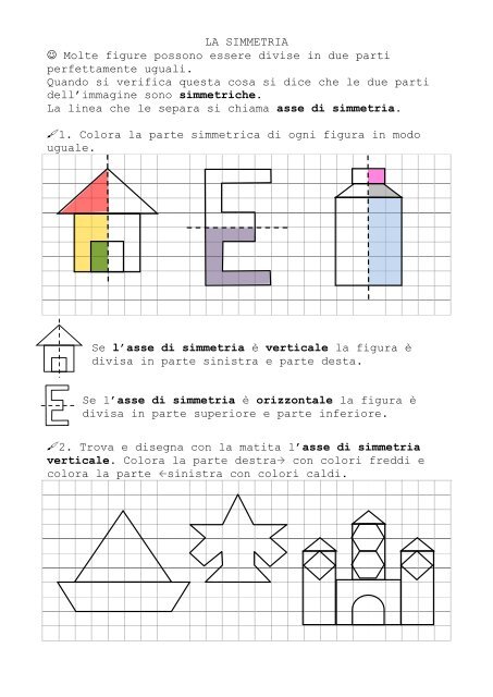 LA SIMMETRIA Molte figure possono essere ... - La Teca Didattica