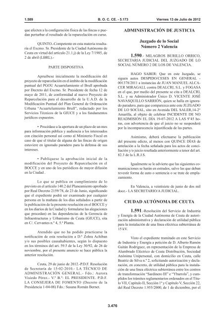 B.O.C.C.E.- Nº 5.173. - Autoridad Portuaria de Ceuta