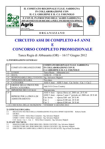 CIRCUITO ASSI DI COMPLETO 4-5 ANNI E CONCORSO ...