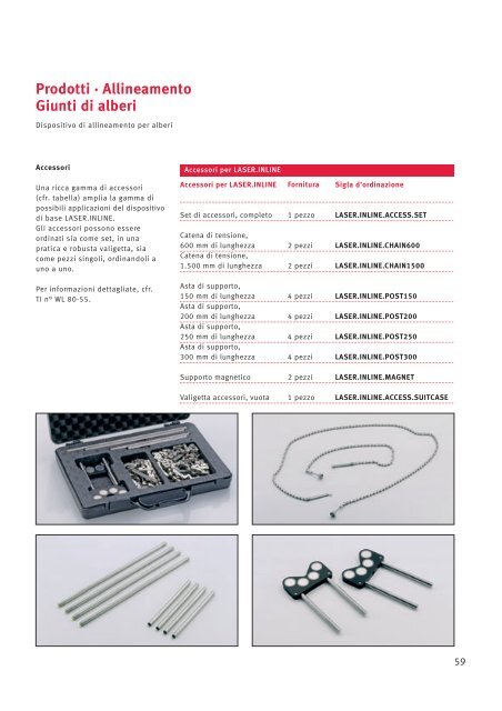 Catalogo attrezzature - Bianchi Cuscinetti