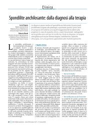 Spondilite anchilosante: dalla diagnosi alla terapia - Passoni Editore