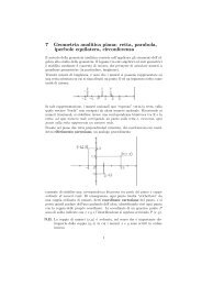 7 Geometria analitica piana: retta, parabola, iperbole ... - AgrariaFree