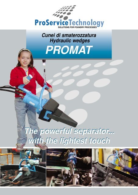 brochure cunei smaterozzatori Promat