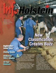 New Classification Creates Buzz - Holstein Canada