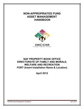 Non-Appropriated Fund Asset Managment Handbook - ArmyMWR.org