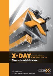 Firmenkontaktmesse - CAMPUS X