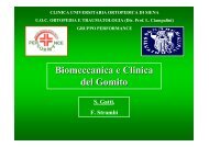 s.gatti - biomeccanica e clinica del gomito - Ferrariradiologia.it
