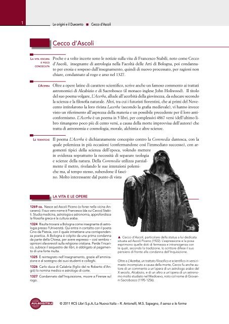 Cecco D Ascoli L Acerba Invettiva Contro Dante Aula Digitale