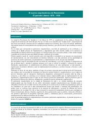 El acervo arquitectónico de Resistencia El periodo Liberal: 1878 ...