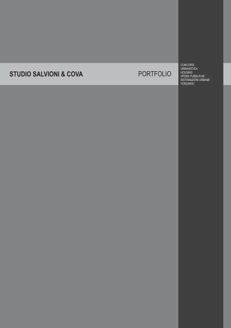 portfolio - Studio Salvioni & Cova Architetti Associati