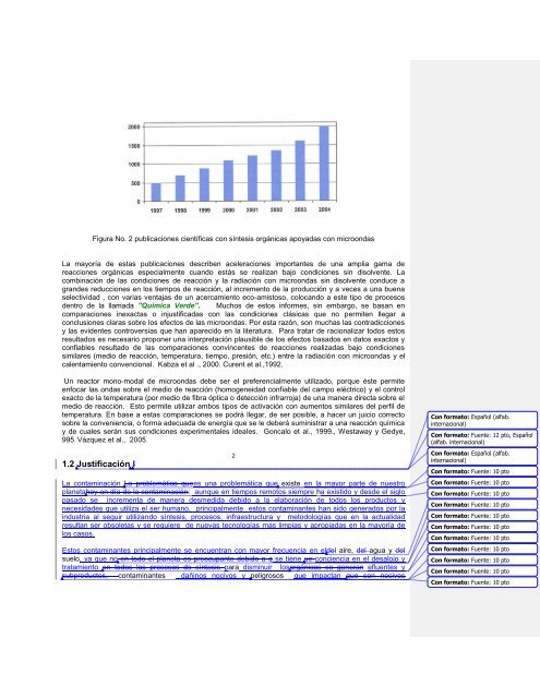 Contribución de las microondas en el desarrollo de la química verde ...