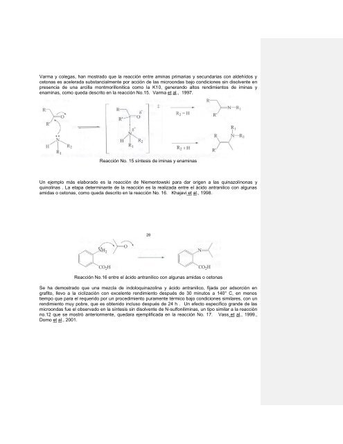 Contribución de las microondas en el desarrollo de la química verde ...