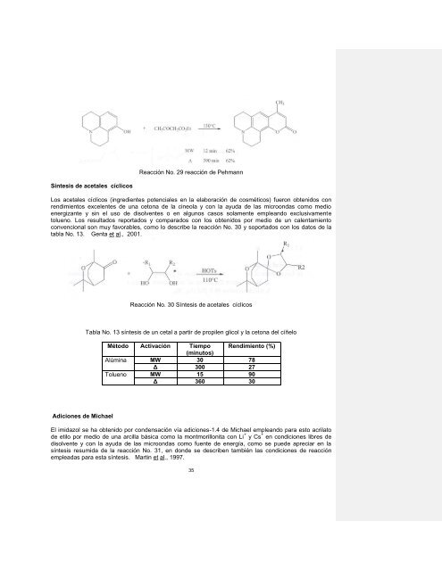 Contribución de las microondas en el desarrollo de la química verde ...