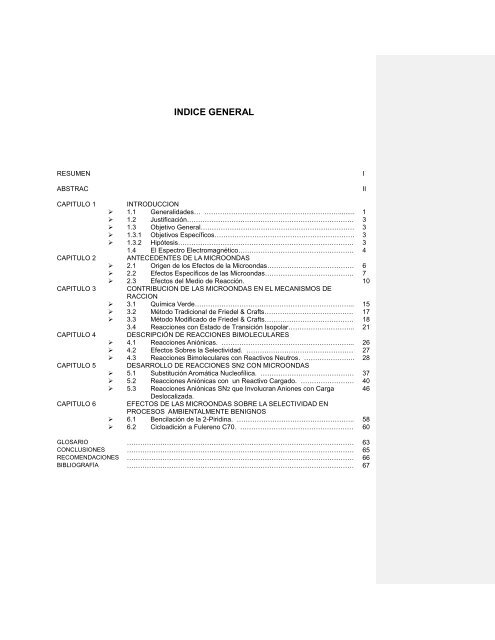 Contribución de las microondas en el desarrollo de la química verde ...