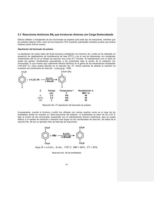 Contribución de las microondas en el desarrollo de la química verde ...