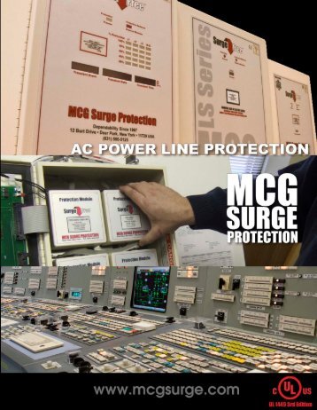 AC Power Lines - MCG Surge Protection