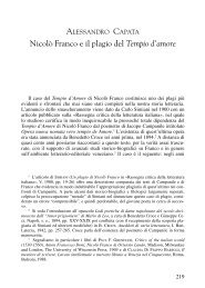 Nicolò Franco e il plagio del Tempio d'amore - Italianistica e ...