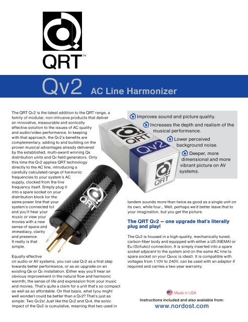 AC Line Harmonizer - Nordost