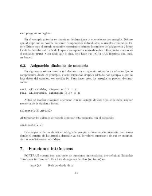 Introducción a FORTRAN