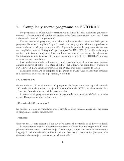 Introducción a FORTRAN