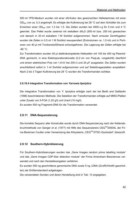 Funktionelle Analyse von Proteinen der Gpr1/Fun34/yaaH ...