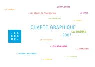 CHARTE GRAPHIQUE - La Drôme