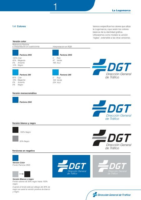 Descargar Manual de Identidad corporativa. - Dirección General de ...