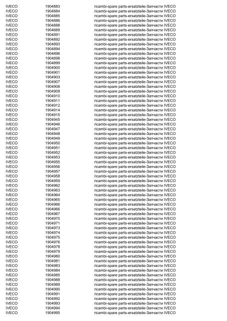 LEMA VS OEM con listini -- excel - Lema-parts.it