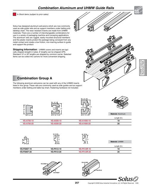 Valu Guide R Profile Wear Strips - Claremont Polymer Shapes