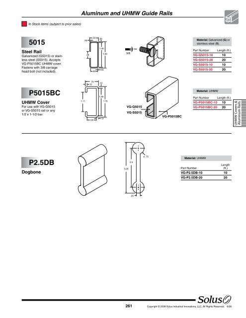 Valu Guide R Profile Wear Strips - Claremont Polymer Shapes