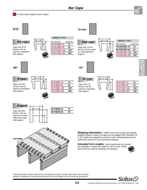 Valu Guide R Profile Wear Strips - Claremont Polymer Shapes