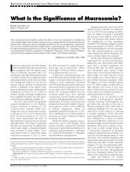 What Is the Significance of Macro s o m i a ? - Diabetes Care