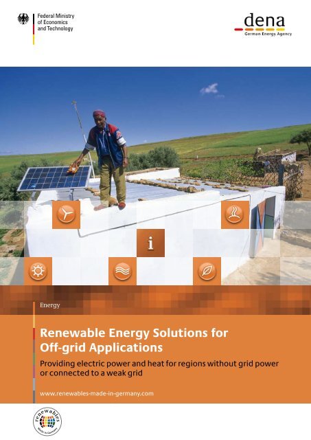 Renewable Energy Solutions for Off-grid Applications