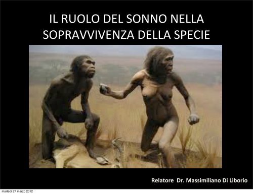 il ruolo del sonno nella sopravvivenza della specie - ipnosi ...