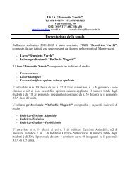 Presentazione della scuola - Liceo Varchi