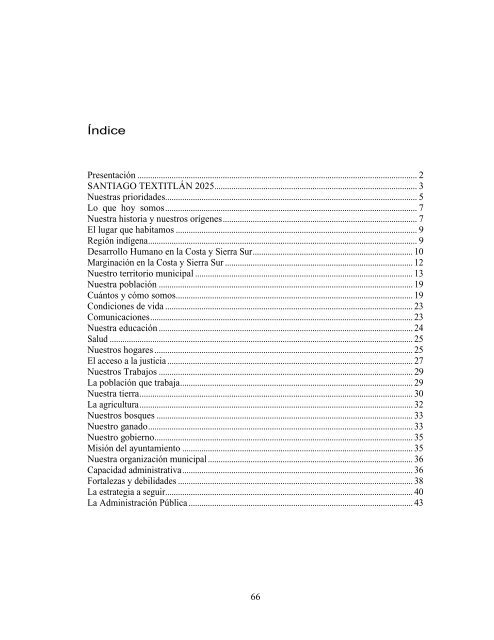 Plan de Desarrollo Integral, Sustetable y Pluricultural del Municipio ...