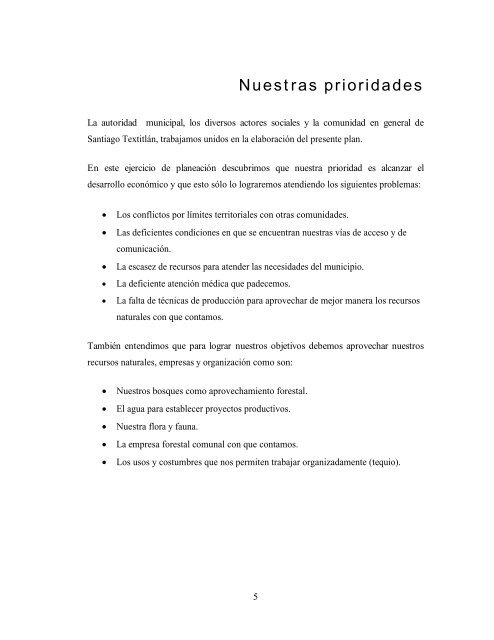 Plan de Desarrollo Integral, Sustetable y Pluricultural del Municipio ...