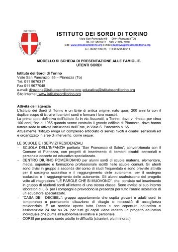 Istituto dei Sordi di Torino - Città di Torino