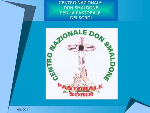 Presentazione Centro - Pastorale Sordi